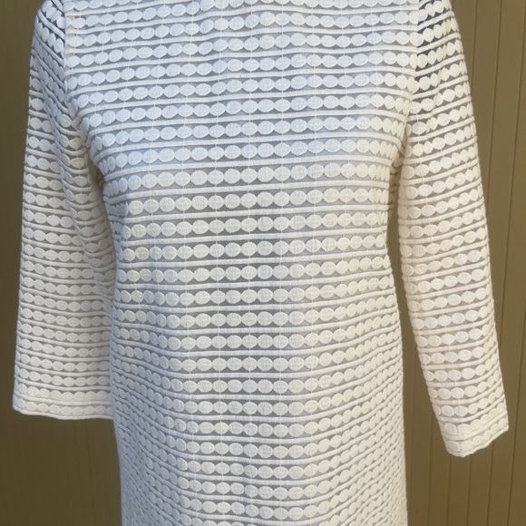 Kate Spade Ashby Cream Shift Dress Size 0 - Picture 5 of 8